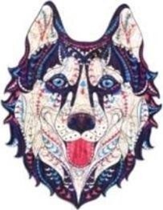 Attēls no PuzzleOK Puzzle drewniane eko 73 nieny husky A4