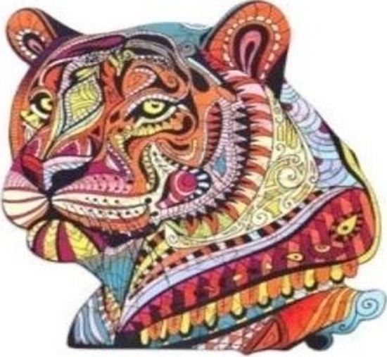 Picture of PuzzleOK Puzzle drewniane eko 73 Tajemniczy tygrys A4