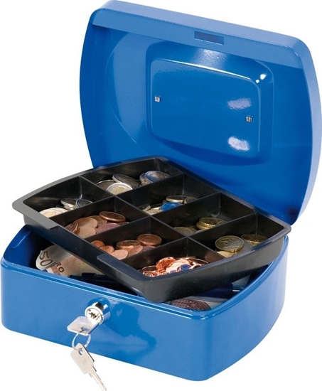 Изображение Q-Connect Kasetka na pienidze Q-CONNECT, rednia, 205x85x160mm, niebieska