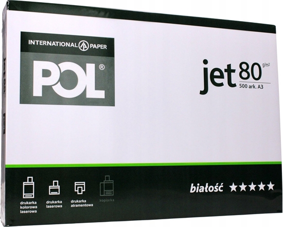 Picture of Q-Connect Papier Ksero A3 Poljet 80g 500ark Biao 166 KLASA A  wysyka tylko palet