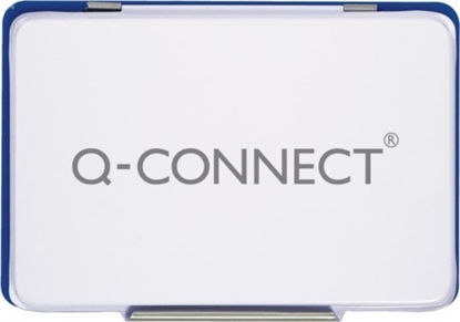 Attēls no Q-Connect Poduszka do stempli Q-CONNECT, z tuszem, 110x70mm, metalowa, niebieska