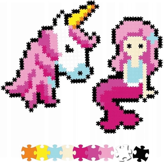 Picture of Qelements Puzzle 700 Pixelki Jixelz Bajkowi przyjaciele