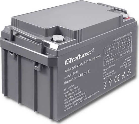 Picture of Qoltec Akumulator 12V/65Ah (53037)