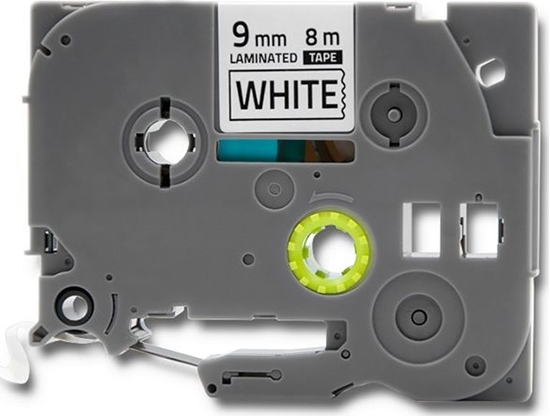 Picture of Qoltec Tama Qoltec do BROTHER TZe-221 | 9mm x 8m | Biaa/ Czarny nadruk