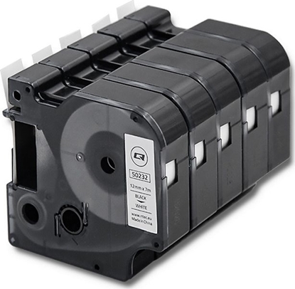 Picture of Qoltec Tama Qoltec do DYMO D1 45013| 12mm x 7m | Biaa/ Czarny nadruk