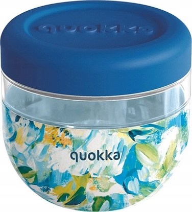 Picture of Quokka Quokka Bubble Food Jar - Pojemnik na ywno / lunchbox 770 ml (Blue Peonies)