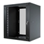 Изображение Rack Cabinet 19" 12U 450mm Glass Door Black