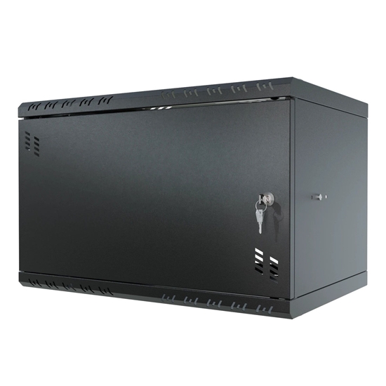 Picture of Rack Cabinet 19" 6U 350mm Metal Door Black