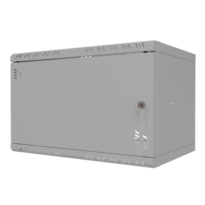 Picture of Rack Cabinet 19" 6U 350mm Metal Door Grey