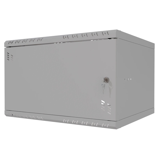 Picture of Rack Cabinet 19" 6U 450mm Metal Door Grey