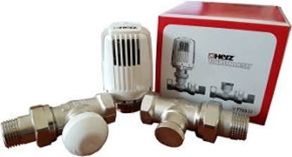 Attēls no Radiatora pieslēguma kompekts 1/2", taisns V772301