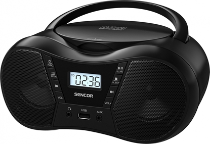 Picture of Radioodtwarzacz CD SPT 2300 BK CD/MP3/USB/BT Radio FM