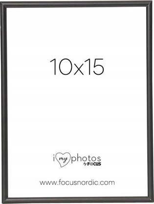 Attēls no Ramka Focus Focus Can-Can Aluminium Black 10x15