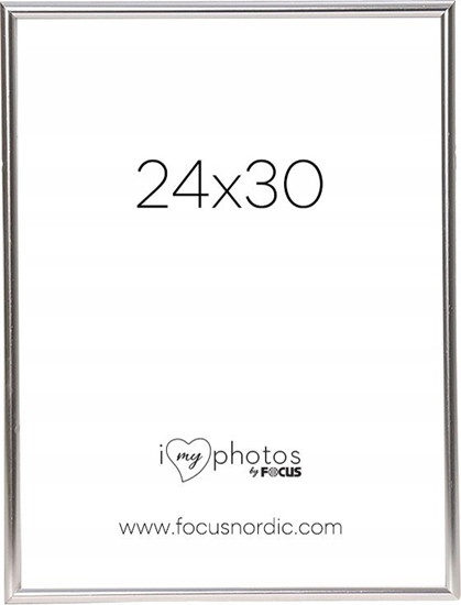 Picture of Ramka Focus Focus Can-Can Shiny Silver 24x30