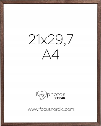 Picture of Ramka Focus Focus Soul Walnut veneer 21X29,7 (A4)