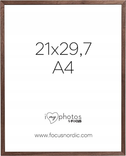 Picture of Ramka Focus Focus Soul Walnut veneer 21X29,7 (A4)