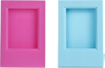 Attēls no Ramka LoveInstant 2x Ramka + Pudeko na Zdjcia do FUJIFILM INSTAX Mini 12 11 9 8 7s 70 90 50 40 EVO LiPlay Link 2 SE / Róowa i Niebieska