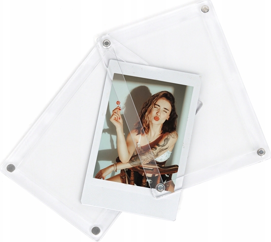 Picture of Ramka LoveInstant Ramka Magnetyczna Magnes Na 2x Zdjcie Do Canon Polaroid Hp Kodak Agfa Zink / Przezroczysta