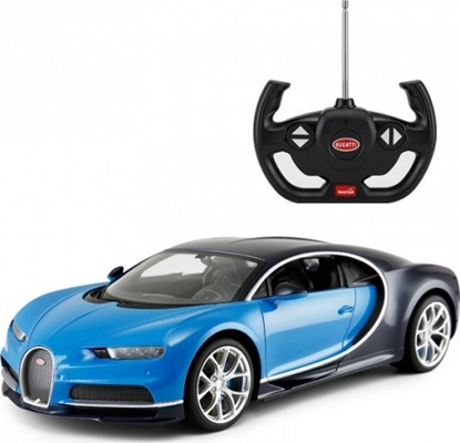 Attēls no Rastar R/C auto Bugatti Veyron Chiron (1:14) blue
