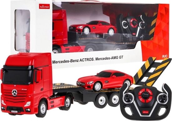 Picture of Rastar Samochód Mercedes-Benz Actros + AMG GT (1:24)