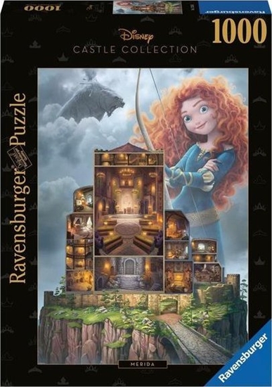 Изображение Ravensburger Puzzle 1000 Disney kolekcja Merida