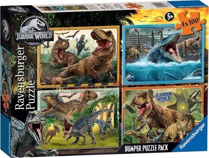 Picture of Ravensburger Puzzle 4x100 Jurassic World Bumper Pack