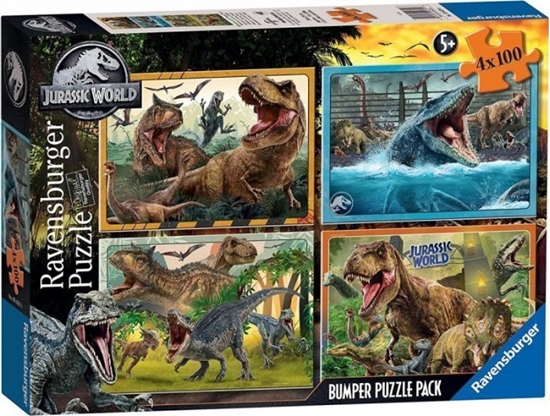 Picture of Ravensburger Puzzle 4x100 Jurassic World Bumper Pack