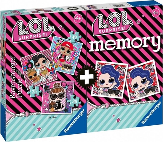 Изображение Ravensburger Puzzle LOL Suprise + Memory