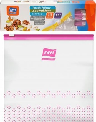Picture of Ravi Torebki foliowe wielorazowe z suwakiem 3,5l 10szt