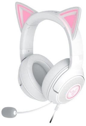 Attēls no Razer Headset | Kraken Kitty V2 | Wired | Over-ear | Microphone | Noise canceling | White