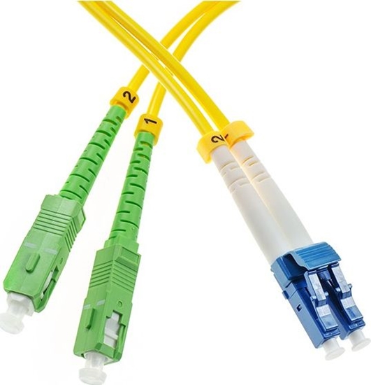 Picture of RBLINE Patchcord SM LC/APC-LC/APC duplex 1m 9/125 3.0mm G652D