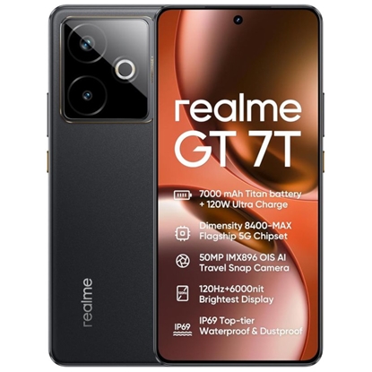 Attēls no REALME GT 7T 12+512GB DS ICESENSE BLACK OEM