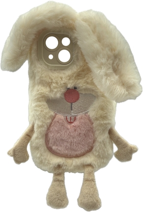 Picture of RealPower Flauschi 3,flauschige Handyhülle,weiss,iPhone 15