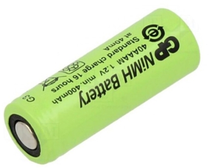 Picture of Re-battery: Ni-MH | 2/3AAA | 1.2V | 400mAh | Ø10.2x29.3mm | 40mA