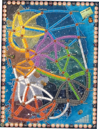 Picture of Rebel Dodatek do gry Wsi do Pocigu: Kolekcja Map 8 - Pówysep Iberyjski i Korea Poudniowa