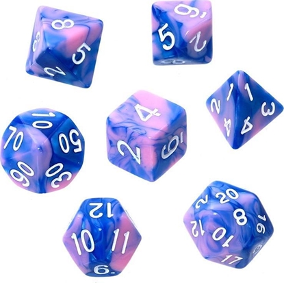 Изображение Rebel Komplet koci REBEL RPG - Dwukolorowe - Niebiesko-róowe