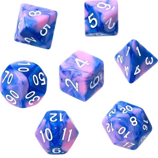 Изображение Rebel Komplet koci REBEL RPG - Dwukolorowe - Niebiesko-róowe