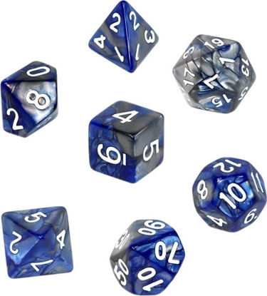 Изображение Rebel Komplet koci REBEL RPG - Dwukolorowe - Niebiesko-szare