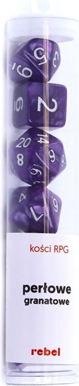 Picture of Rebel Komplet koci RPG Perowe - Fioletowe