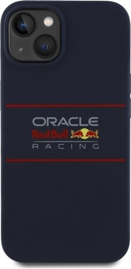 Изображение Red Bull RBHMP14S24SIHSRV iPhone 14 6.1" hardcase navy Silicone Horizontal Logo MagSafe