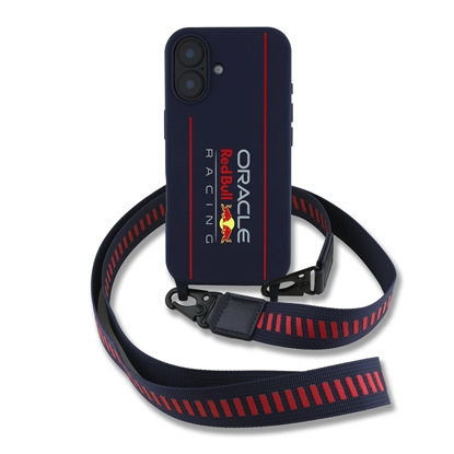 Attēls no Red Bull Silicone Vertical Logo MagSafe Case + Crossbody Strap for Apple iPhone 16