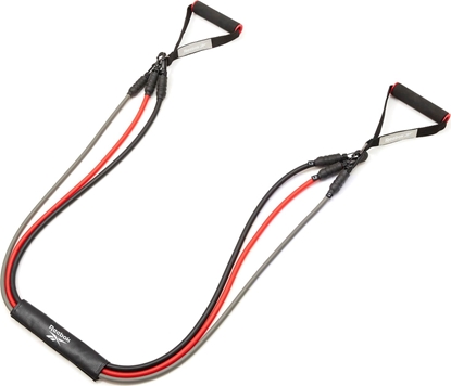 Attēls no Reebok Tubing RATB-30034 róne poziomy oporu w zestawie wielokolorowy 3 szt.