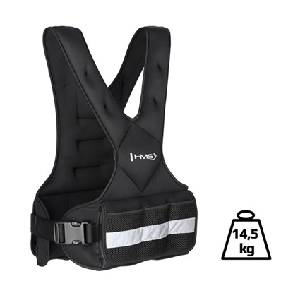 Attēls no Regulējama svara smaguma veste KOR15 ADJUSTABLE WEIGHT VEST 14.5KG HMS