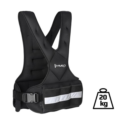 Attēls no Regulējama svara smaguma veste KOR20 ADJUSTABLE WEIGHT VEST 20KG HMS