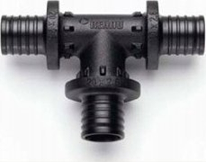 Picture of Rehau Trójnik red PX - 25-20-25 RAUTITAN - PPSU