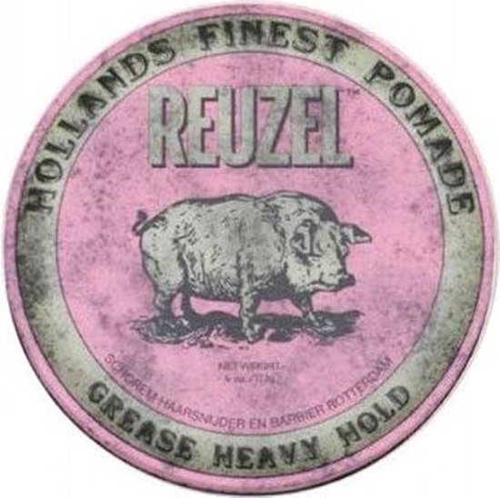 Picture of Reuzel Hollands Finest Pomade bardzo mocno utrwalajca pomada na bazie wosków i olejków Pink 113g