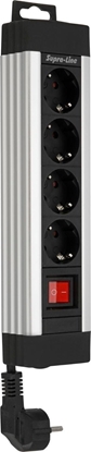 Picture of REV Outlet Strip   4-fold 1,9m Supraline w. switch silver