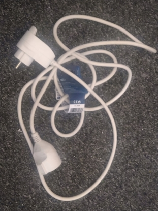 Picture of REV SchuKo Extension 3m white Powersplit