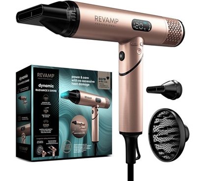 Attēls no Revamp DR-6400GD-EU Dynamic Radiance x Shine Hair Dryer Gold