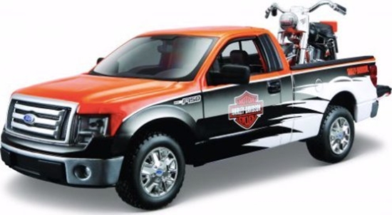 Изображение Revell Harley-Davidson pick-up w/motor cycle 1:24 ass.